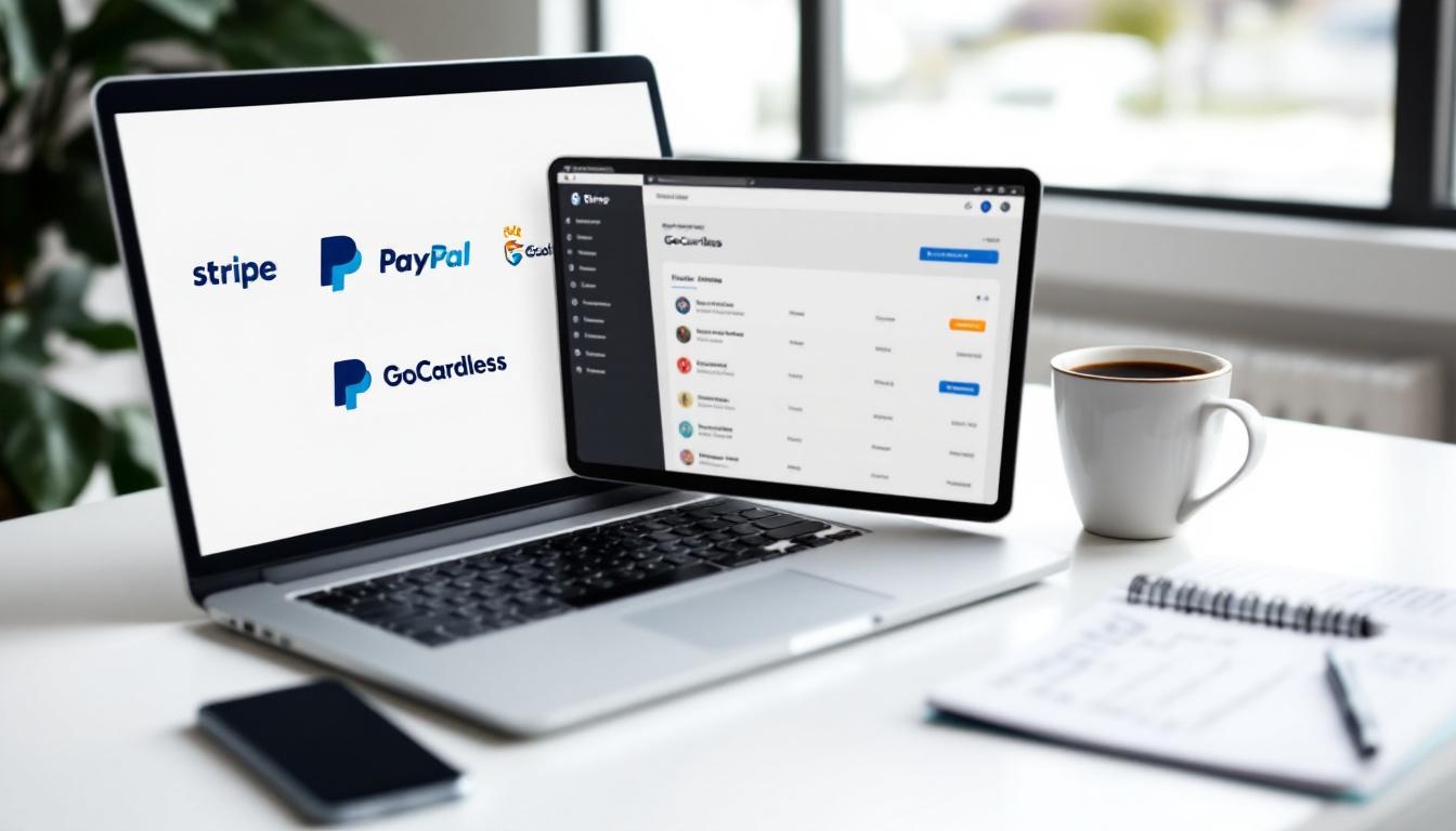 Paiement récurrent : Stripe vs PayPal vs GoCardless en 2026